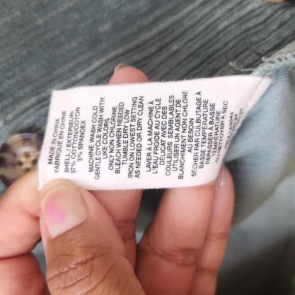 Avic Les Filles, Fall, Winter, Casual Relaxed Olive, Sage Green Corduroy Jacket - Picture 6 of 6